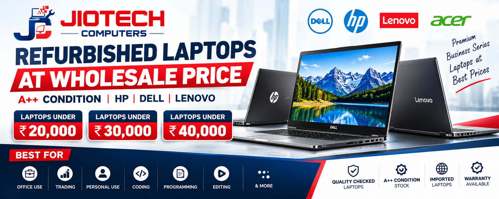 JioTech Refurbished Laptops